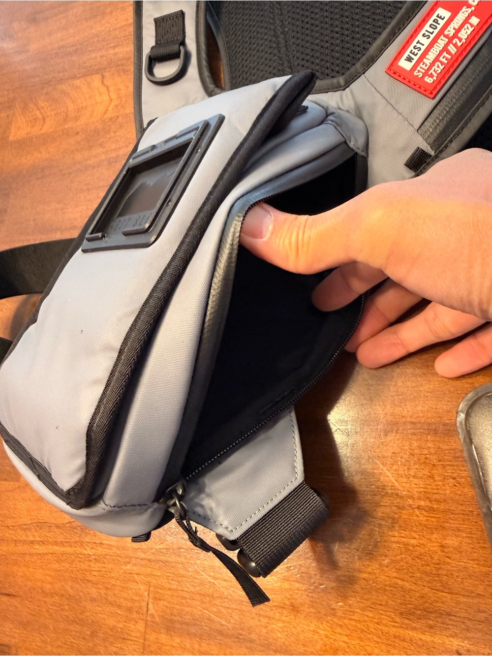 Gray Hydration Backpack Vest - Picture 2 of 5
